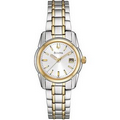Bulova Women's Thin Series Collection Diamond Dial Two-Tone Bracelet Watch